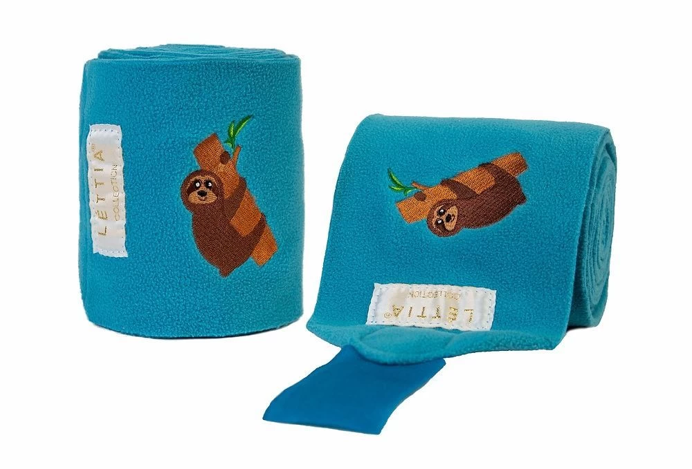 LÉTTIA Collection Embroidered Sloth Polo Wraps