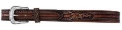Tony Lama Wild Bill Floral Tooled Belt