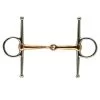 Coronet Copper Mouth Full Cheek Snaffle Bit 5 1/2"