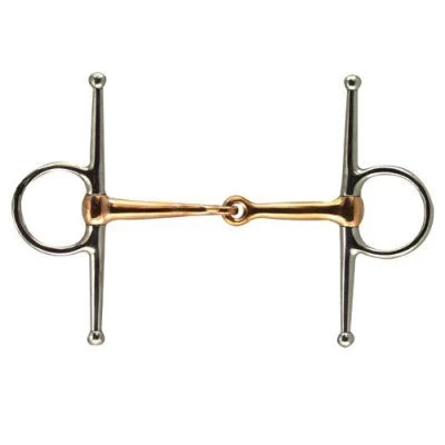 Coronet Copper Mouth Full Cheek Snaffle Bit 5 1/2"