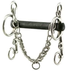 Coronet Flexible Rubber Mouth Pelham Bit