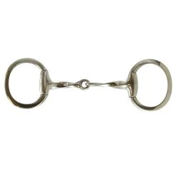 Coronet Slow Twist Flat Ring Eggbutt Snaffle Bit