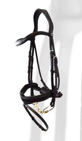 Antares Signature Dressage Bridle Flash Noseband W/ Crank