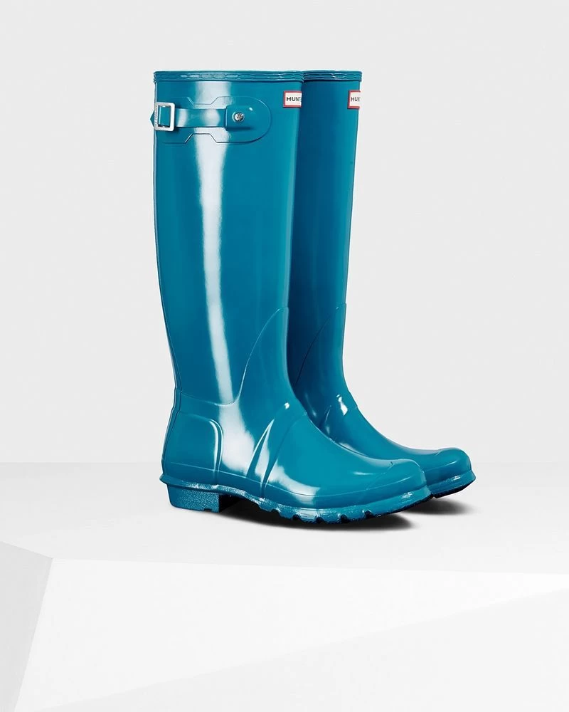 Hunter Original Tall Gloss Women's Boot - Image 9