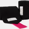 NEW! LÉTTIA Collection ICE Black & Pink Polo Wraps