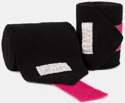 NEW! LÉTTIA Collection ICE Black & Pink Polo Wraps