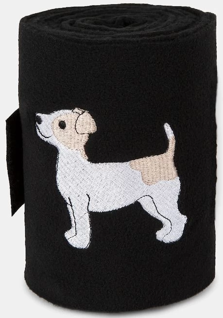 NEW! LÉTTIA Collection Jack Russell Embroidered Polo Wraps
