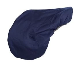 LÉTTIA Collection Navy W/ Grey Trim Fleece Lined Dressage Saddle Cover