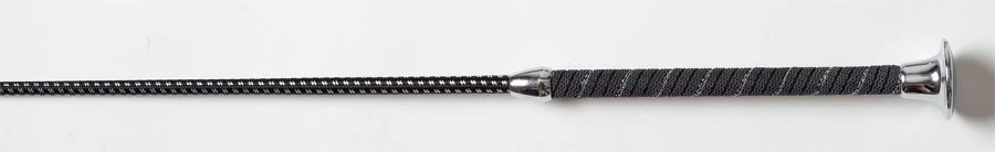 Millstone Rubber Tex Checker Handle 120cm Dressage Whip